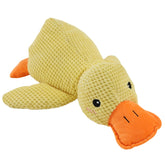 Dog Calming Duck, The Mellow Dog Duck, Zentric Quack-Quack Duck Dog Toy, Cute No Stuffing Duck With Soft Squeaker, Durable