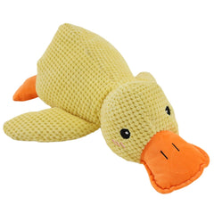 Dog Calming Duck, The Mellow Dog Duck, Zentric Quack-Quack Duck Dog Toy, Cute No Stuffing Duck With Soft Squeaker, Durable