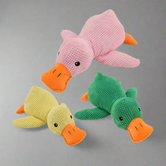 Dog Calming Duck, The Mellow Dog Duck, Zentric Quack-Quack Duck Dog Toy, Cute No Stuffing Duck With Soft Squeaker, Durable