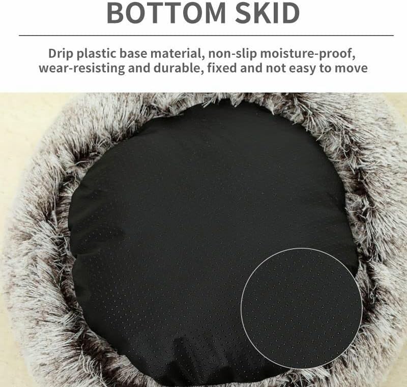 Deluxe Plush Pet Bed for Cats & Small Dogs