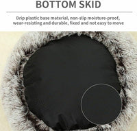 Deluxe Plush Pet Bed for Cats & Small Dogs