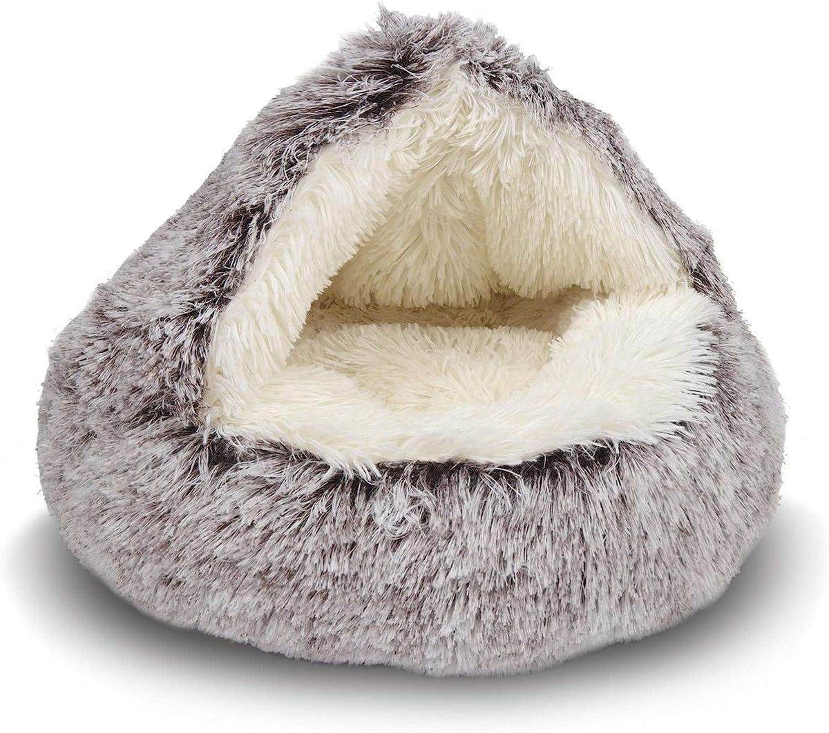 Deluxe Plush Pet Bed for Cats & Small Dogs