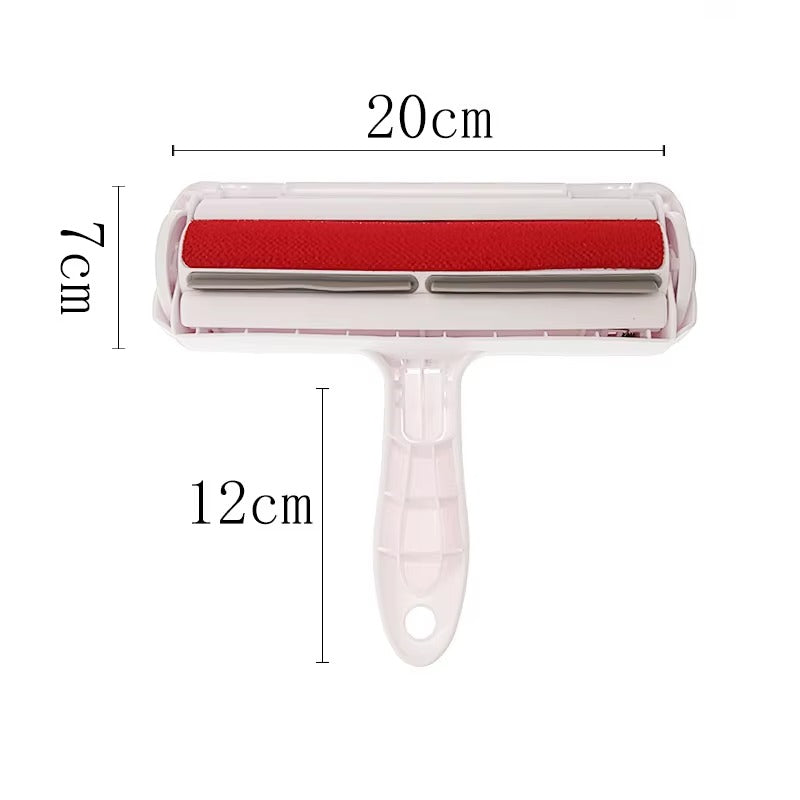 Pet Hair Remover Roller – 2-Way Lint Brush for Dogs & Cats | Reusable Fur Remover for Furniture, Clothes & Carpets