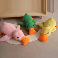 Dog Calming Duck, The Mellow Dog Duck, Zentric Quack-Quack Duck Dog Toy, Cute No Stuffing Duck With Soft Squeaker, Durable